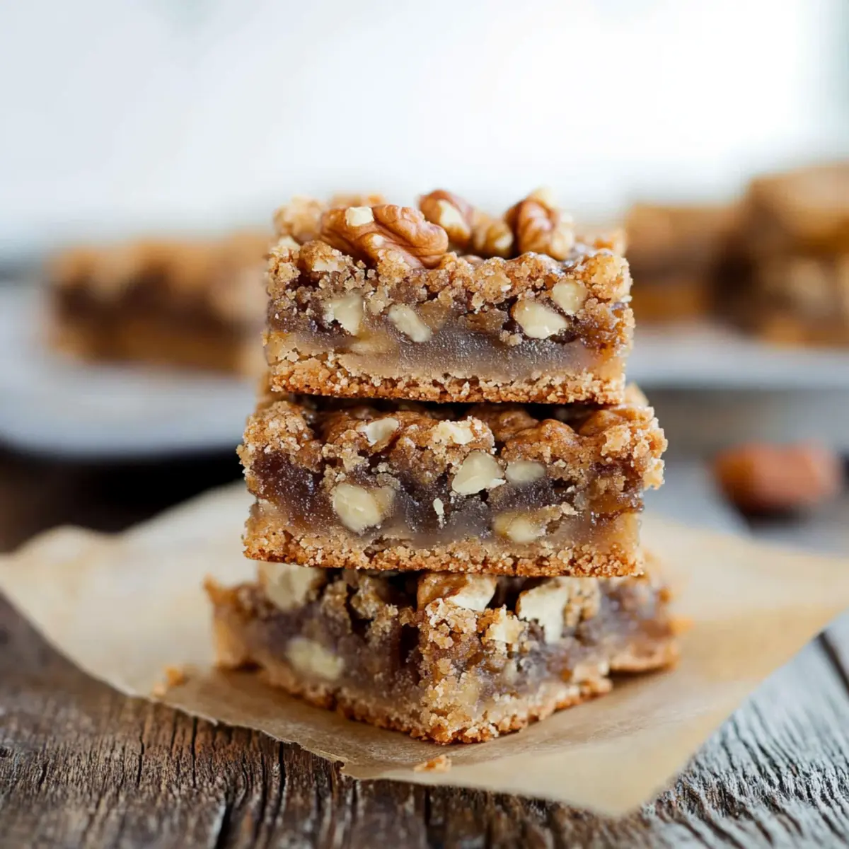 Gluten-Free Maple Walnut Bars