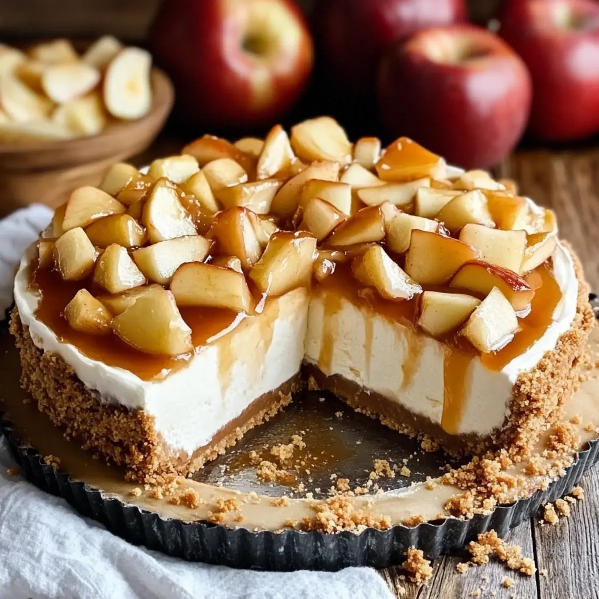 Irresistibly Easy No-Bake Apple Pie Cheesecake Recipe 4 No-Bake Apple Pie Cheesecake