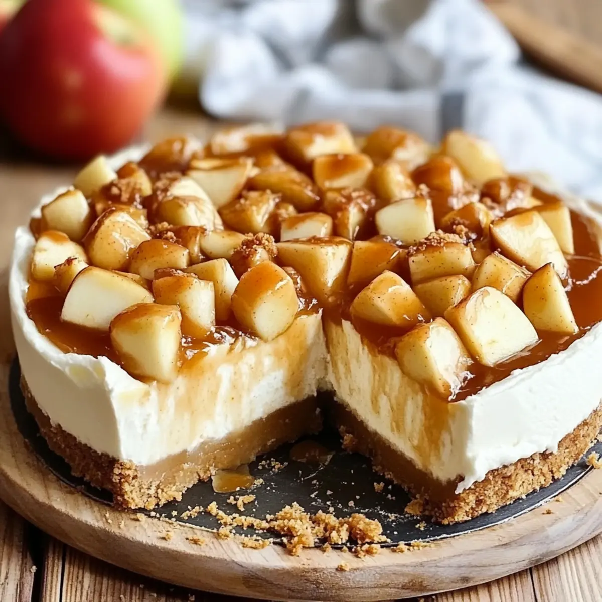 Irresistibly Easy No-Bake Apple Pie Cheesecake Recipe 3 wlghlskj0drs9dczwkt6
