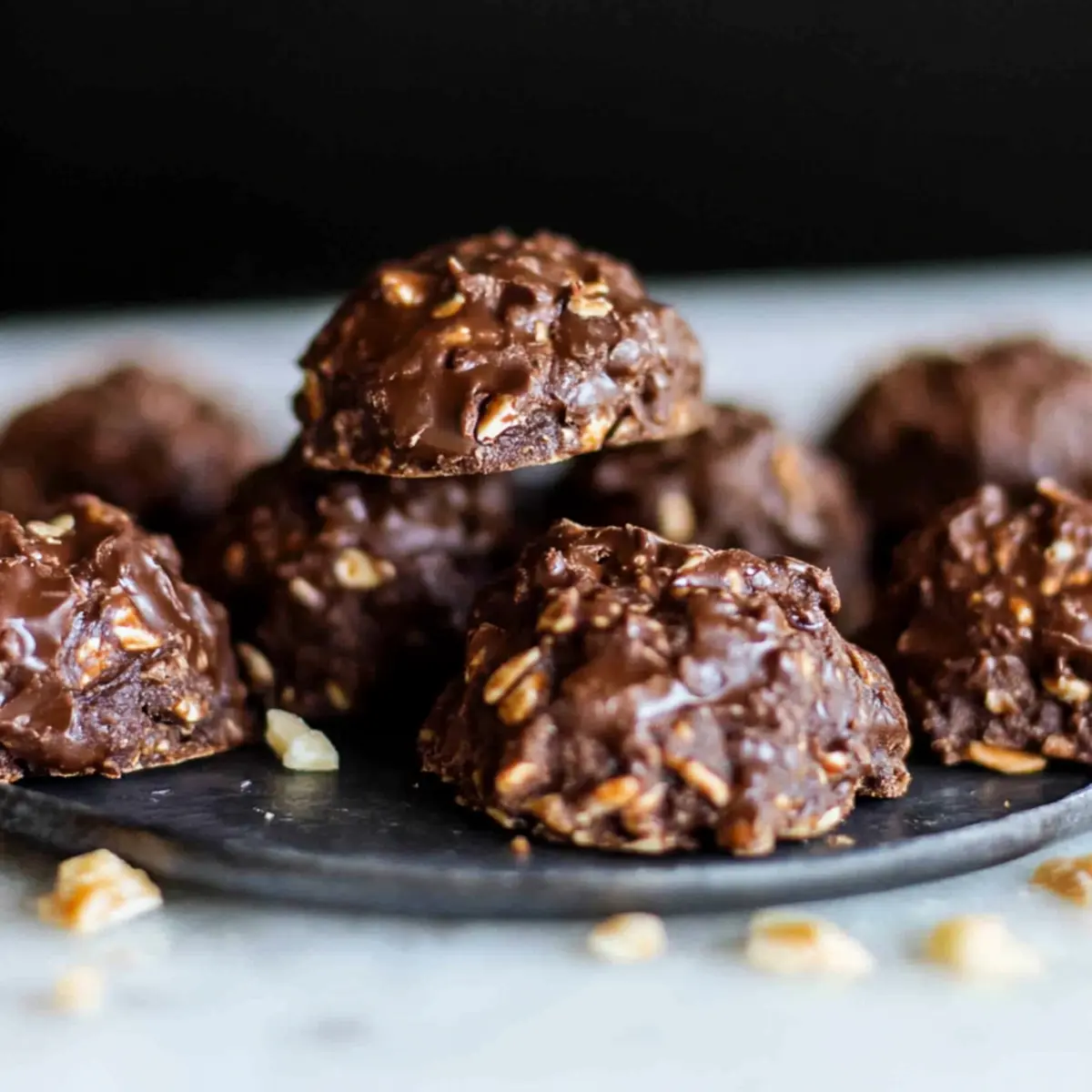 Indulgent Healthy Dark Chocolate No-Bake Cookies in 15 Minutes 36