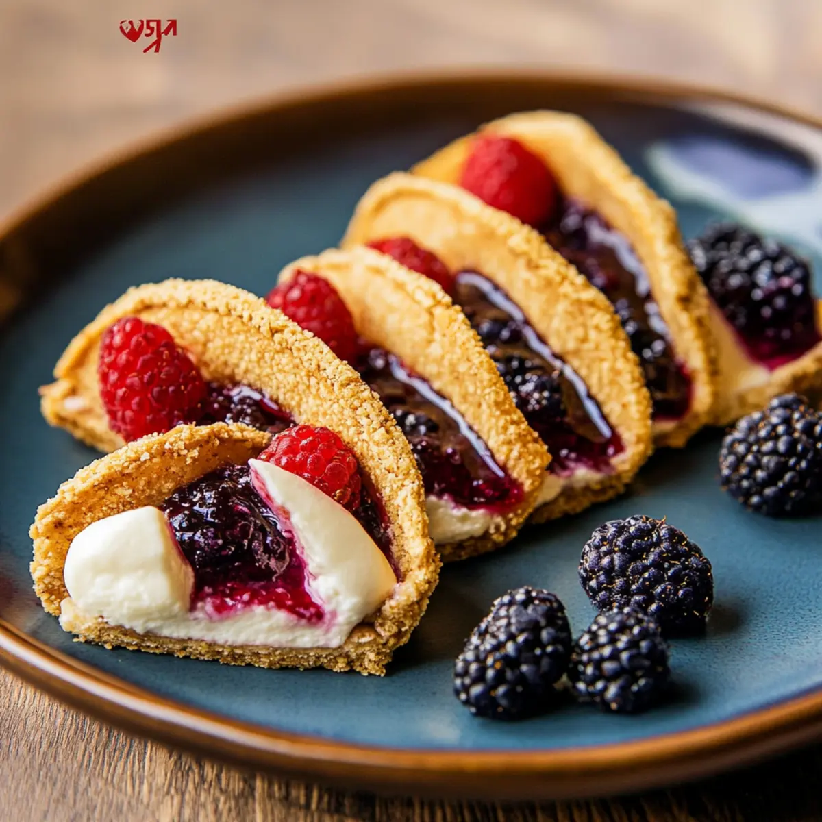 Berrylicious Cheesecake Tacos
