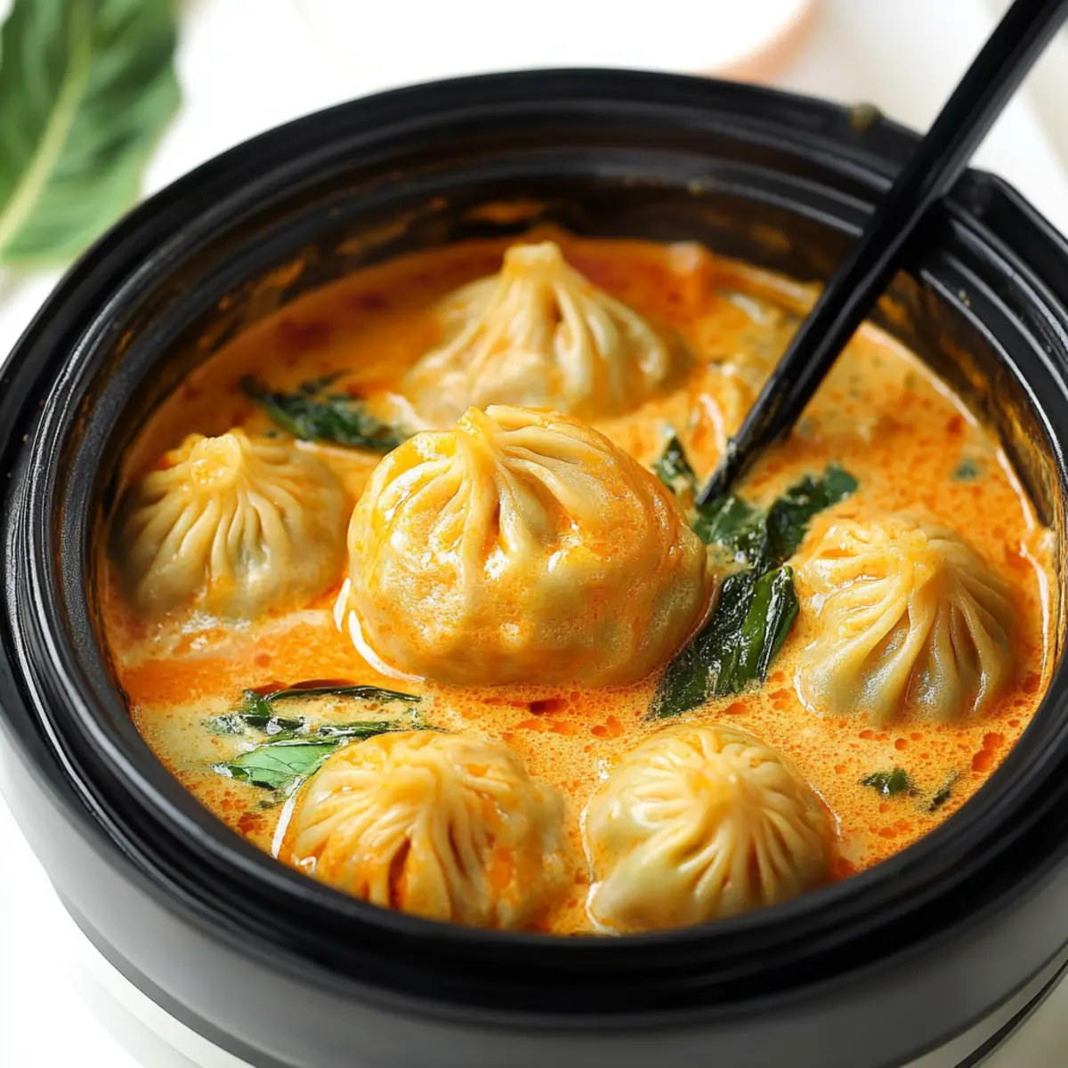 Delicious Soup Dumplings in Thai Red Curry Sauce Made Easy 3