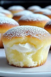 Fluffy Japanese Cotton Cheesecake Cupcakes - Crisp Tastes