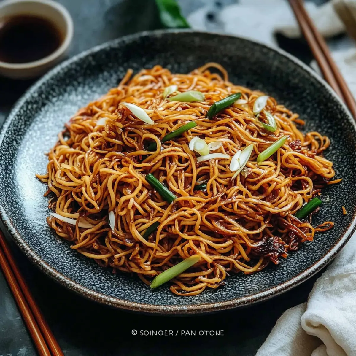 Irresistibly Easy Soy Sauce Pan Fried Noodles in 10 Minutes 7 Soy Sauce Pan Fried Noodles (广式豉油皇炒面)