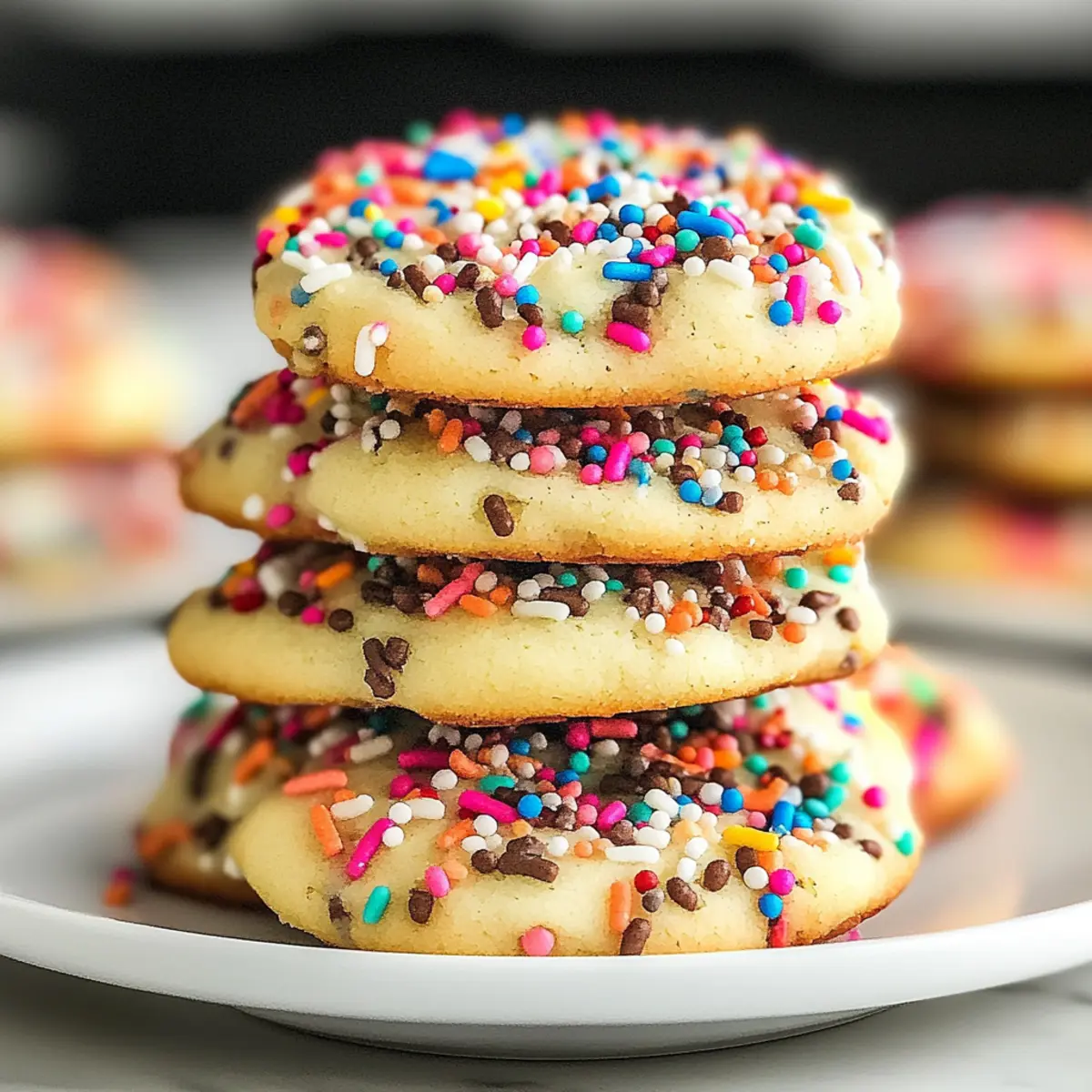 Rainbow Sprinkle Cookies That Will Brighten Your Day