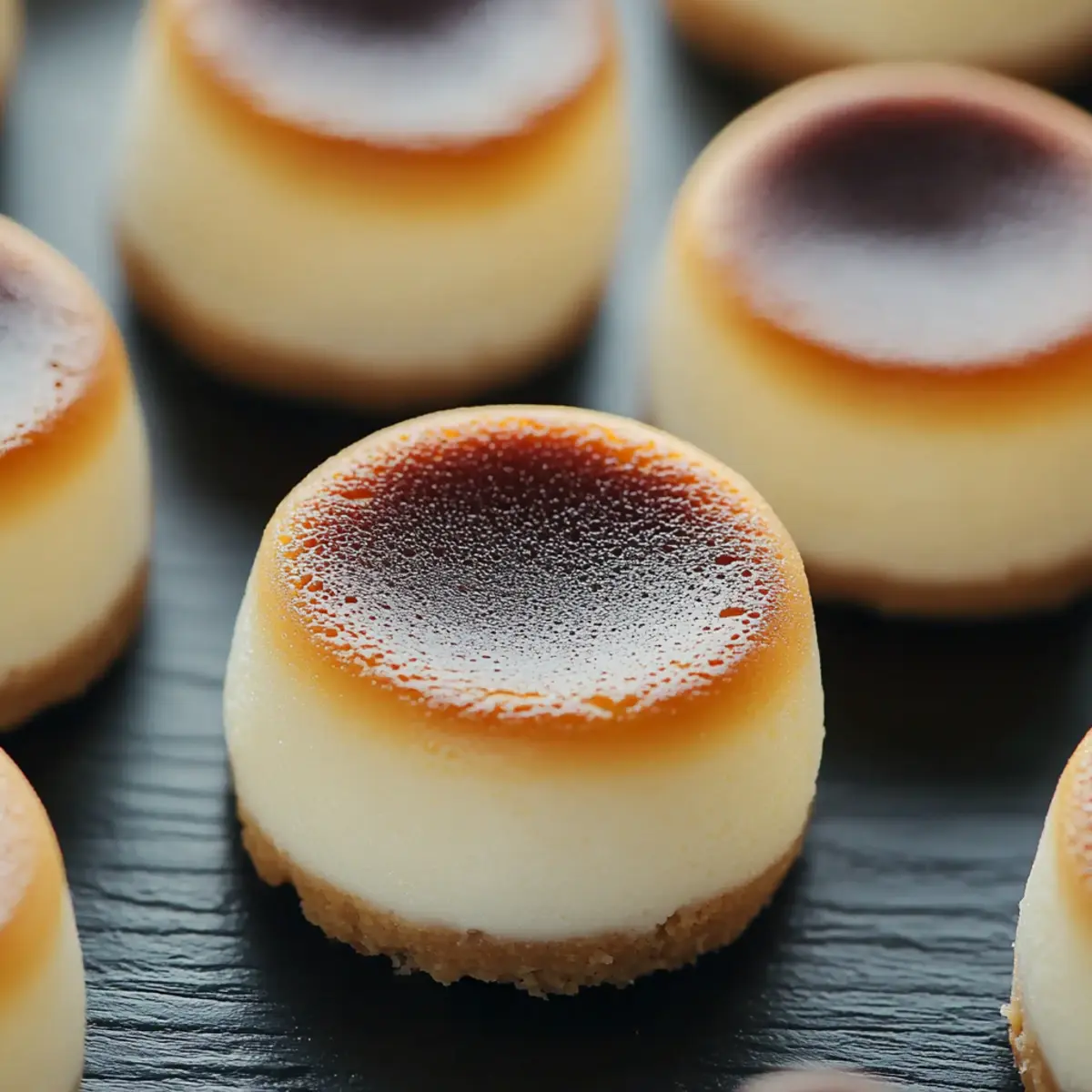 Moist Mini Japanese Cheesecakes